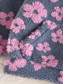 2025 Girls Thermal Lined Long Sleeve Jacket, Autumn/Winter - Dark Grey - View 4