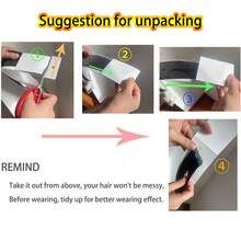 10pcs Women'S Tape-In Hair Extensions, 24 Inch Straight Synthetic Hair Extensions, Seamless & Invisible For All Hair Types 10Pcs/Pack 35g - Multicolor - View 8