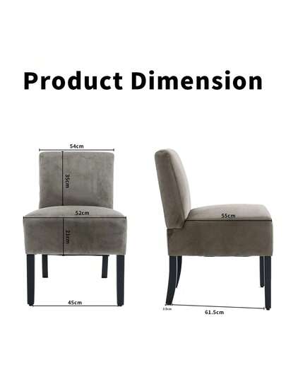 Dining Chairs, Vanity Chair, Thickened Cushions, Padded Seats, Bureau Living Room Armchairs view 5