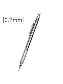 1 Stück Metall Automatikstift mit Druckknopf und niedrigem Schwerpunkt zum Zeichnen und Skizzieren, nachfüllbar