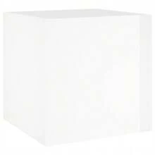 Blumentopf aus weißem Holz VidaXL 40 cm x 40 x 40 cm