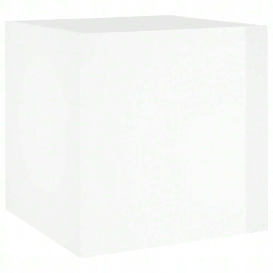 Blumentopf aus weißem Holz VidaXL 40 cm x 40 x 40 cm