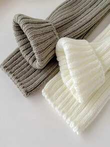 1 Pair Women's Autumn/Winter Knitted Leg Warmers, Cable Knit Layering Socks, Wool Warm Leg Covers For Boots, Girlfriend Christmas Gift2PCS4PCS6PCS - Multicolor - View 9