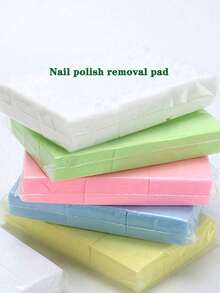50/200片装卸甲油棉片、美甲及睫毛延长用品、卸睫毛胶湿巾、清洁棉片、卸甲油清洁棉片