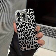 Apple Mobile Phone Cases With Black Leopard Feather And Thread Design - 彩色 - 查看 2