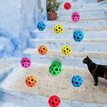 2/4 Random High Elasticity Space Balls - Multicolor Non-Slip Outdoor Play, Durable & , Birthday Gifts, Backyard Games, Family Fun, Toy, Playful Design, Nonslip Grip - Random Color -2pcs - View 11