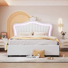 Kids Bed Frames, Headboards & Footboards - White - View 2