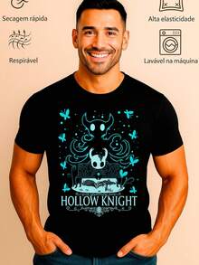Hollow Knight Shadow Rest Bench T-Shirt Basic Unisex 100% Premium Cotton – Men's And Women's | Casual, Streetwear, Plus Size, New Release With Immediate Shipping In Various Colors - 黑色 - 查看 2