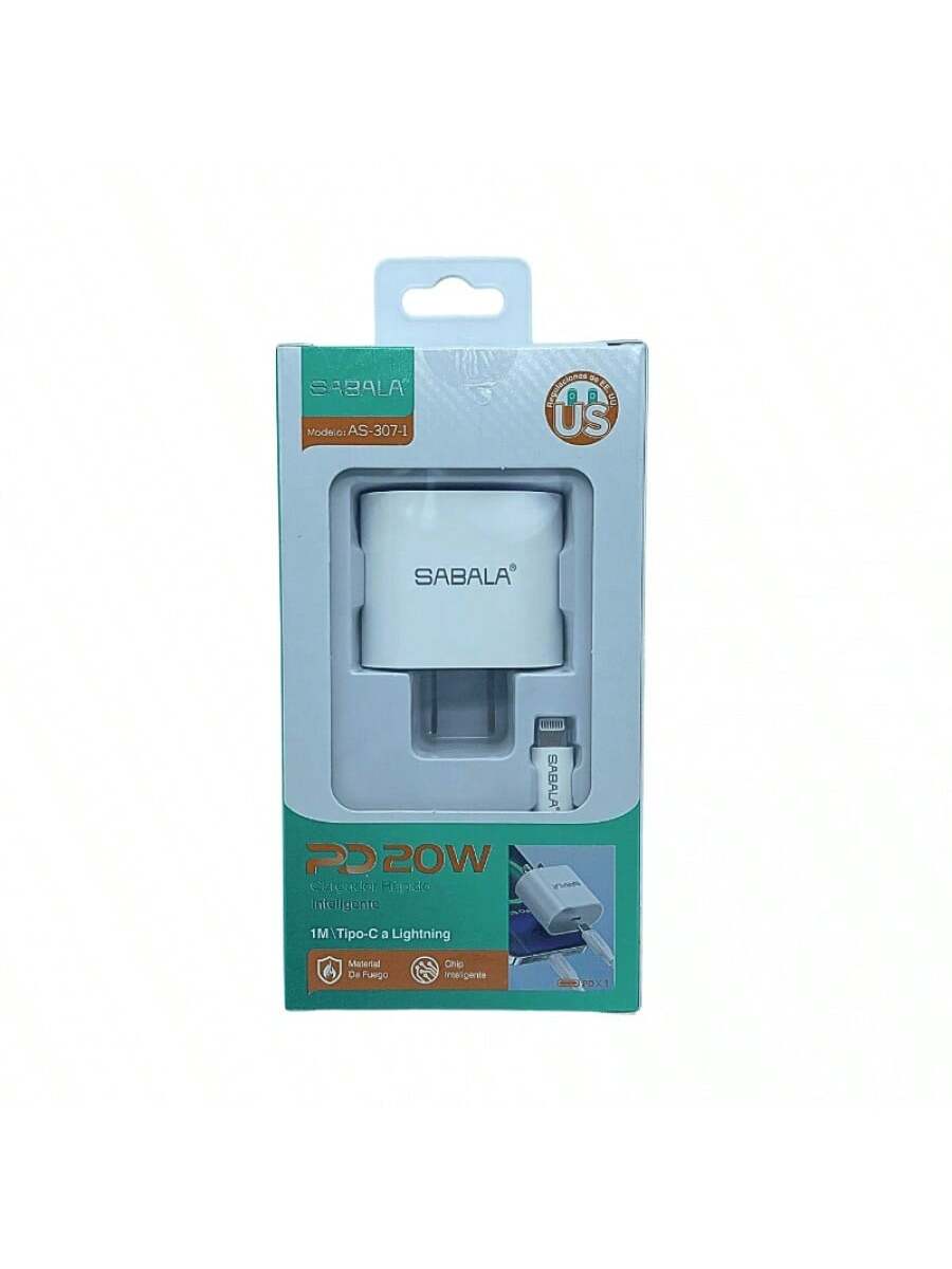CARGADOR SABALA CABLE IP, 20W, ENTRADA TC