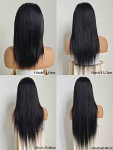 Straight 5x5 Glueless Lace Wigs Human Hair Pre Plucked Transparent Lace Wig For Women 150% Density Virgin Hair
