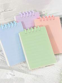 A7 Slim Loose-Leaf Notebook For Everyday Use - Small, Mini, Word Pocket Notebook With High Appearance Level, Portable Desk Accessory, Fashionable Compact Journal For Notes, Sketches, And Travel, Cover, Premium Paper, Ideal Gift, Yet Classic Studio-Style Writing Pad, Perfect For On-The-Go Organization - Multicolor - View 4