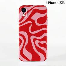 1pc Minimalist Asymmetrical Patchwork Pattern Glossy Hard Shell Phone Case, Suitable For IPhone 11/12/13/14/15/16 Pro Max
