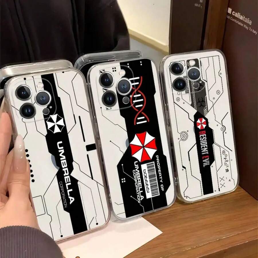 Custodia per telefono con motivo da gioco compatibile con 17, 16, 15, 8, 7, 6, 6S Plus, X, SE, XR, XS, 14, 11, 12, 13 Mini, Pro e Pro Max