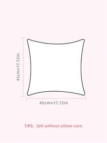 1pc/2pcs Patchwork Bohemian Style Embroidered Contrast Color Pillow Cover With Ruffle Edges, Suitable For Bedroom, Living Room, Sofa, Modern Festive Decor, Outdoor Garden, Party, 45*45cm, Fits Pillow Insert