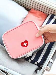 Portable Medicine Bag, Cute Mini First Aid Kit, Medical Emergency Bag, Medication & Pill Storage Pouch, Suitable For Home, Outdoor, Camping, Hiking, Survival Travel, Unisex, Travel Essential, Cruise Essential, Dorm Essential - Multicolor - View 11