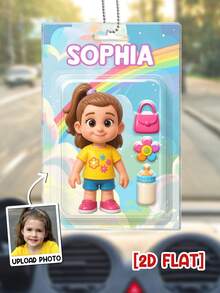 Custom 2D Figure Pack Packaging Toy Box Style Art Gift Personalized Car Ornament Gift For Family,Friends,Multi-Functional, Ornamental,Reusable,Exquisite,Stylish,High-Quality,Colorful,Modern,Custom,Personalized,Unique,Ideal Gifts For Him,Ideal Gifts For Her,Boyfriend,Dad,Girlfriend,Mom,Family,Friends,Tea Room,Home,Garden,Office,For Anniversaries,For Valentine's Day,For Mother's Day,For Birthdays,For Father's Day,For Graduation,For Weddings,For Housewarming,Warm Ambience, Autumn Home Refresh, Xmas Decoration,Home Harmony