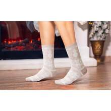 SISOSOCK 5 Pairs Fuzzy Soft Cozy Fluffy Socks Women, Casual Thick Plush Comfy Sleep Socks, Warm Winter Gifts Women - 多色動物-2 - 查看 11