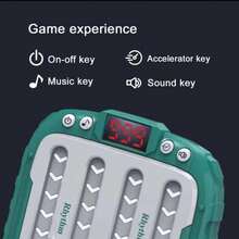 Máquina de juego de empuje de ritmo musical electrónico, juguete de empuje de presión rápida de viaje portátil, rompecabezas de autismo con juguete ligero para regalo - Multicolor - Ver 4