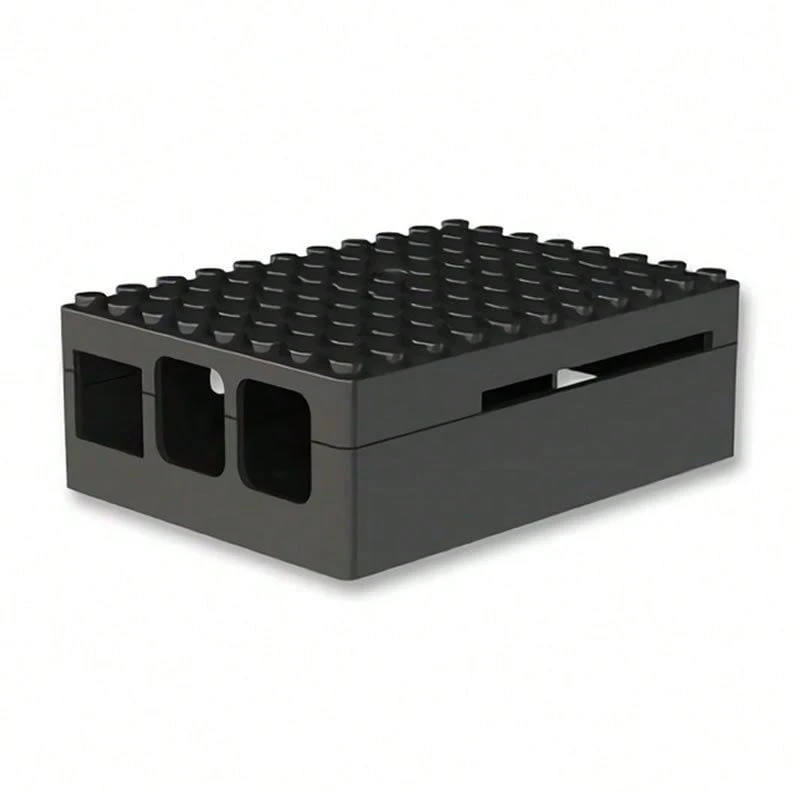 Obudowa bez komputera dla Raspberry Pi-blox - Czarne - Zobacz 1