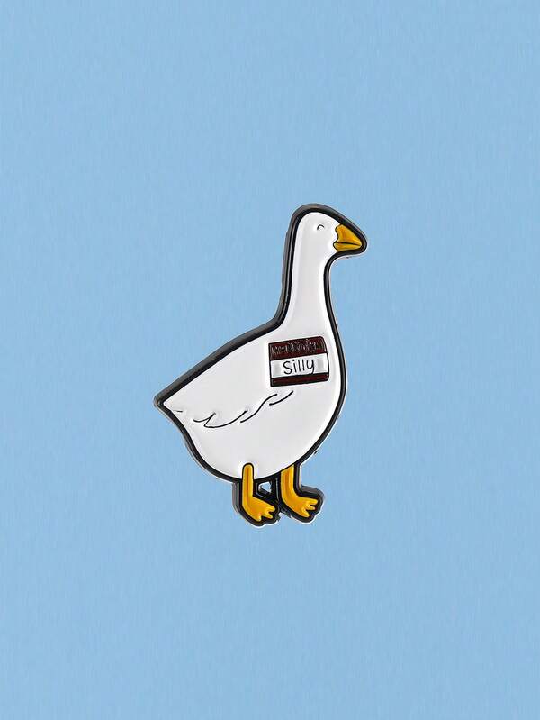 1PC Duck Badge Cute Style Brooch Zinc Alloy Brooch Backpack Hat Decoration Brooch Retro Style Brooch Suitable As A Gift For Friends Collection Brooch Men Gifts Bag Pins Christmas