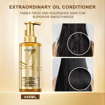 L'Oreal 欧莱雅焕采亮肤精油，400毫升 - 13.53液体盎司