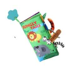 Cloth Books For Babies Soft Texture Colorful Designs - Jungle - View 2