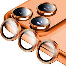 3pcs Metal CD Texture Eagle Eye Lens Film, Concentric Circle Textured Lens Protector, Glare CD Pattern Camera Lens Sticker, Precision Engraved CD Texture Protective Film, Metal Brushed Eagle Eye Lens Sticker, Mirror CD Texture Protective Film - CD Cosmic Orange - View 24