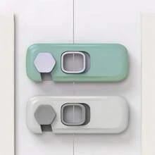 10 قطع أقفال أمان، أقفال أبواب الخزائن، أقفال حماية أدراج الثلاجة - للخزائن والأدراج والثلاجات والمطبخ والحمام وأيدي الخزائن والأفران، بدون مفتاح، بدون حاجة للثقب - تركيب سهل، هدايا عيد الميلاد وعيد الشكر 1/3/5/10 قطع