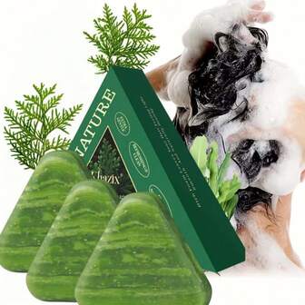 1 块迷迭香生物素洗发皂 - 深层清洁和控油，滋润和强韧秀发，泡沫丰富，不油腻，植物基洗发皂，适合所有发质