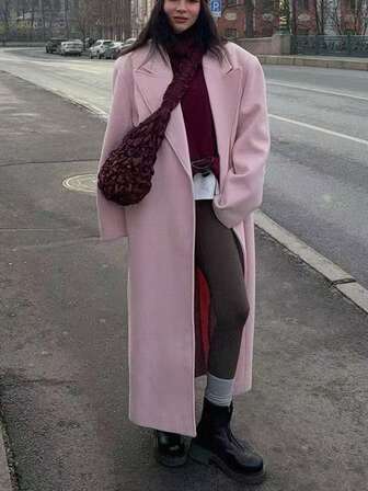 SOLTRB Women Retro Casual Versatile Commuter Modern Solid Color Button Split Hem Jacket, Office & Daily Wear