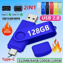 USB Flash Drive OTG 2in 1 USB 2.0 & Type C & Micro USB Pen Drive128GB 64GB 32GB 16GB 512MBPendrive Flash Drive, Cute USB Flash Drive, Data Transfer, Portable Storage, Sleek Design, Compact Flash Drive, Sturdy Construction, Highspeed Transfer, Micro USB Drive, Dual Interface Drive, Usb Flash Drive, Usb Drive, Usb Flash Drive Gb On Offer, Gb Usb Flash Drive, Usb Drive Flash, Usb Flash Drive Bulk, Flash Drive, Type C Usb Flash Drive, Usb Drive., Dual Flash Drive, Mini Usb Flash Drive - Blue - View 1