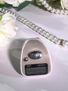 Nuovo contatore elettronico portatile, display LED ad anello elastico, mini contatore manuale, contatore per uso quotidiano di carte e imballaggi