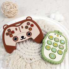 Bộ 2 đồ chơi gặm nướu hình gấu trúc bằng silicon hoạt hình, đồ chơi gặm nướu giáo dục hình chim cánh cụt điều khiển từ xa bằng silicon, đồ chơi gặm nướu điều khiển trò chơi giải trí giáo dục - Đồ chơi nhai giác quan hoàn hảo cho trẻ sơ sinh từ 6-12 tháng tuổi, chủ đề gấu trúc, đồ gặm nướu hình động vật đáng yêu, món quà tuyệt vời nhất cho trẻ sơ sinh - Nhiều màu - Xem 12