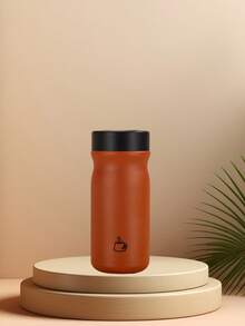 1pc Fashionable Mini 316 Stainless Steel Double Wall Insulated Tumbler, Hiking Leisure Cup, Women's Pocket Cup, Minimalist Style Gift Cup, Flat Bottom Cup