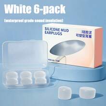 Nút tai silicon chống ồn khi ngủ, nút tai chống nước khi bơi, có thể định hình và chống nước, chống ngáy và giảm tiếng ồn. Có thể định hình tự do để vừa khít với đường viền ống tai. Chống nước hoàn toàn khi bơi lội và tắm, thiết kế không giãn nở để tránh áp lực lên ống tai, có thể giặt và tái sử dụng, tiết kiệm và. - Nhiều màu - Xem 9