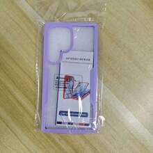 Hadaasi 1pc Soft TPU Bumper + Hard PC Back 2-In-1 Full Coverage Transparent Phone Case With Front Screen Protector, Compatible With IPhone 17 Pro/17 Pro Max/Air/17/16/16E/16 Pro Max/15/14/13/12/11 Pro Max/Plus/SE2/SE3, Galaxy M36/S25 FE, 12/13C/12C/Note 12 Pro/NOTE14 PRO+/NOTE13 PRO/NOTE13 PRO+, POCO M6 PRO, Reno14 Pro/Reno14 F, Hot 60 Pro/Hot 60 Pro+ - Mauve Purple - View 64