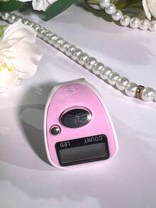 Nuovo contatore elettronico portatile, display LED ad anello elastico, mini contatore manuale, contatore per uso quotidiano di carte e imballaggi