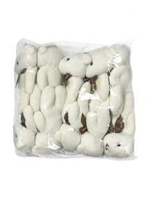 10个可爱小泰迪熊毛绒玩具，柔软填充泰迪熊，关节可动，婚礼花束礼物，毛绒娃娃，儿童生日装饰礼物，婚礼节日礼物，卧室装饰袋 - 彩色 - 查看 14