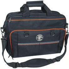 Klein Tools Tool Bag Tradesman Pro Tech Bag With Laptop Pocket Black And Orange 55455M - Multicolor - View 1