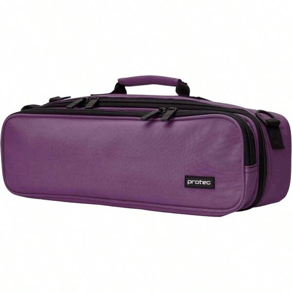 Protec Deluxe Flute Case Cover With Piccolo Pocket Purple