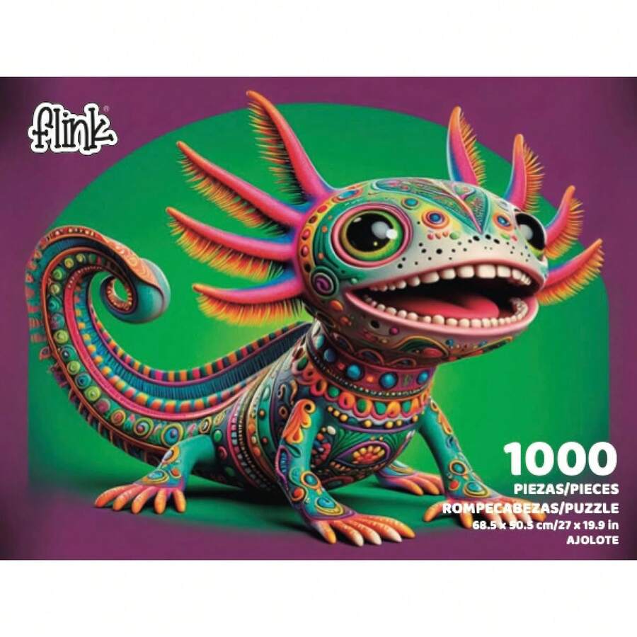 TendenciaFLINK Rompecabezas Ajolote Alebrije 1000 PiezasCalidad premium - 1 - Ver 1