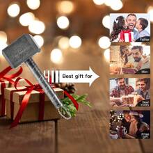 Mjolnir Silver - Bottle Opener, Beer Opener - Hammer of Shaped Beer Bottle Opener, Easy to Use Best Bottle Openers Mjolnir Silver - Plateado + 1 - Ver 6