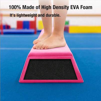 Trintion 2.1M Folding Gymnastics Balance Beam High-Density EVA Foam, Suitable For Home Gymnastics Equipment, Anti  Suede Training, Beginners To Professionals