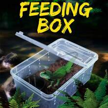 Multipurpose Reptile Breeding Box - Portable Escape-Proof Terrarium, Suitable For Snakes/Lizards/Scorpions/Spiders/Frogs - Multicolor - View 9