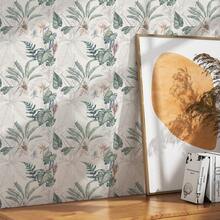 1 Roll Self-Adhesive Wallpaper,Tropical Palm Banana Leaf Pattern,Bohemian Style Plant Wallpaper, Waterproof, Removable, Peel And Paste Vinyl Contact Paper, Suitable For Home Decoration Renovation, Living Room, Dining Room, Bedroom, Wall Decoration, Tabletop, Cabinet, Niche Decoration Transformation, Can Be Cut, Easy To Install Sizes: 44cm/3/5/10m