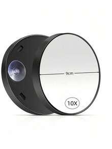 1PC Elegant Black Art Deco Round Convex Mirror - Full-Length Plastic Wall Decor For Living Room & Bedroom, No Electricity Needed, Featherless, Horizontal Orientation, Modern Home Decor, Room Decor