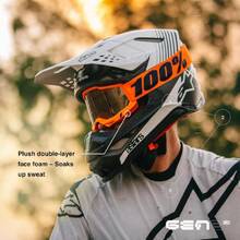 00% STRATA 2 Goggles - Sports Goggles For Motocross & Mountain Biking - Eyewear For Bike Riders - Motocross Goggles For Men,24205434 - Màu xanh hải quân - Xem 5