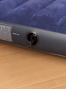 Colchón De Aire Inflable, 191x76x25cm Colchón Individual Aire Inflable Duradero Con Bomba Hinchable, Camas Inflables Para Playa Grande - Azul Marino - Ver 5