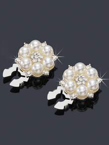 1/2/4 件女士水钻纽扣套、水晶纽扣套、可拆卸夹扣套、服装用水晶花式纽扣、带钳子的纽扣按扣，适用于礼服、晚礼服、衬衫配饰，铅色 - 彩色 - 查看 13