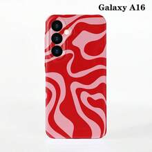 1pc Minimalist Asymmetrical Patchwork Pattern Glossy Hard Shell Phone Case, Suitable For IPhone 11/12/13/14/15/16 Pro Max